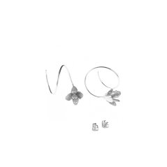 Earrings THUJA spiral flower | HANUŠ LAMR