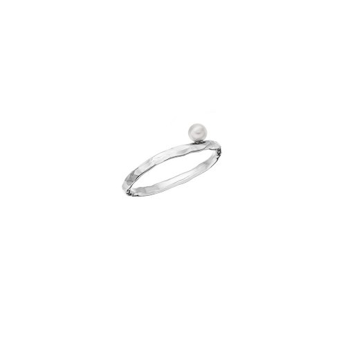 Prsten z recyklovaného stříbra 1PEARL | MIROSLAVA LICHÁ