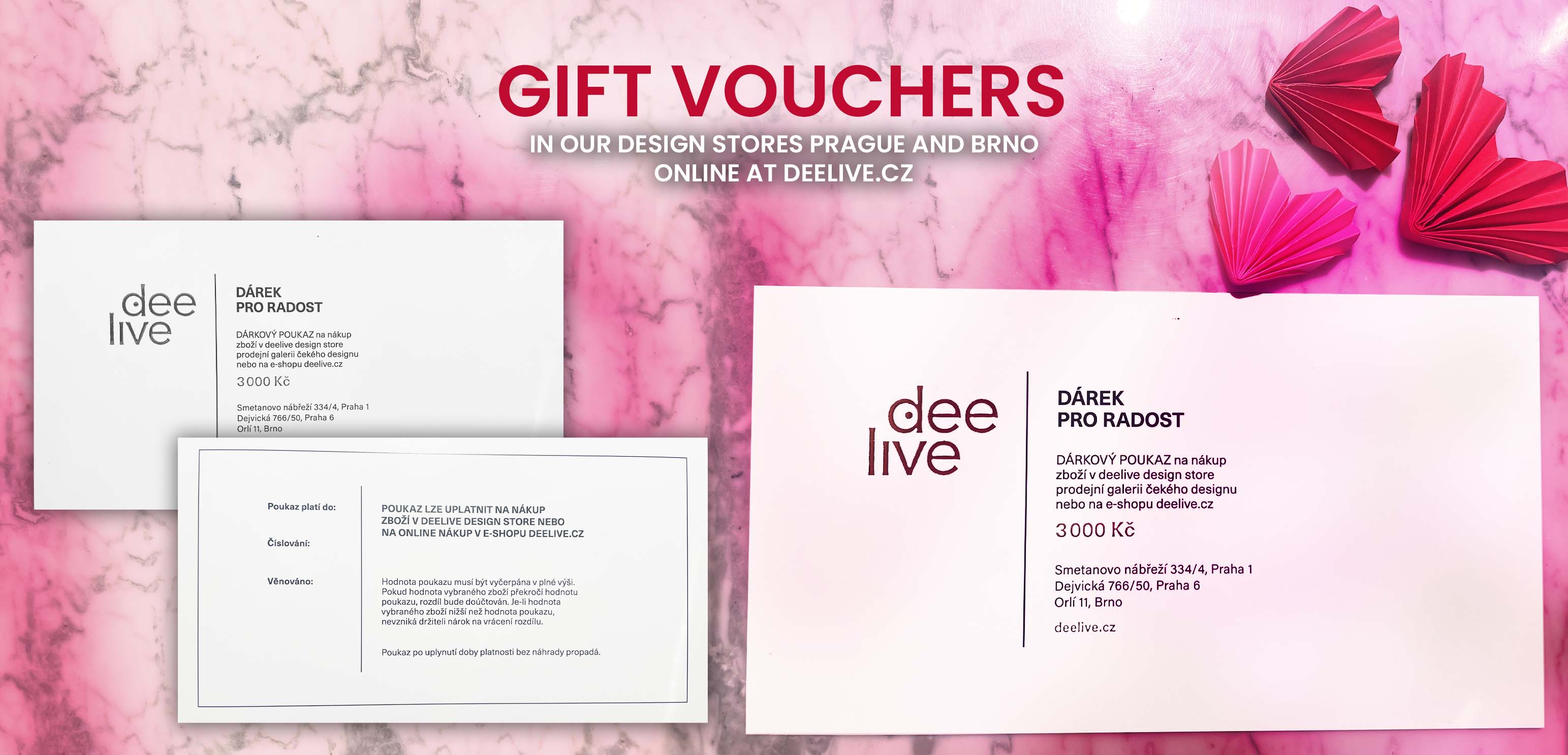 deelive gift vouchers