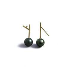 Earrings BLACK PEARLS | NOMIO