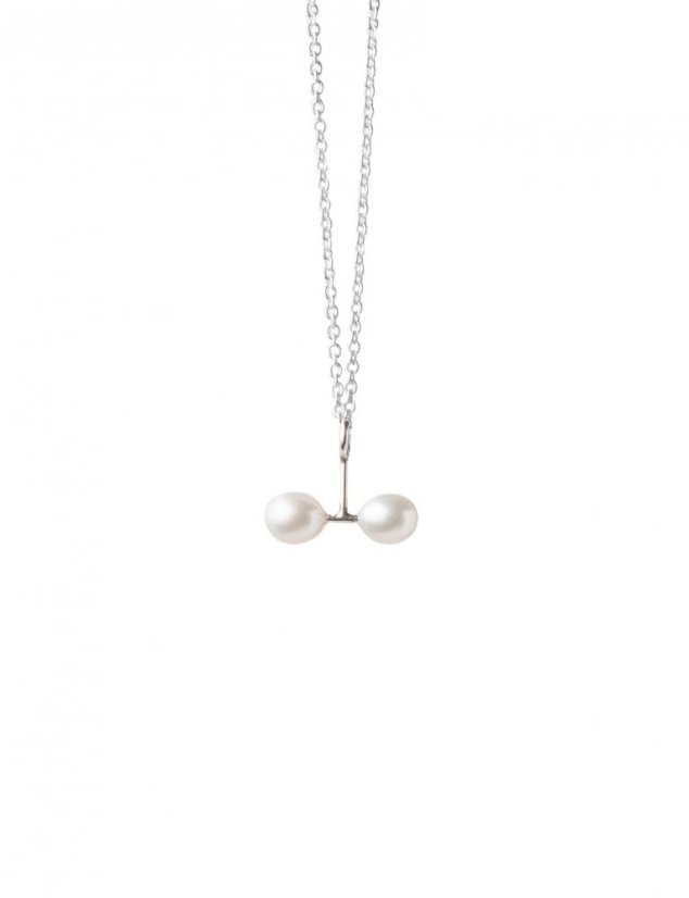 Necklace DOUBLE PEARL A | KARLA JEWELRY STUDIO