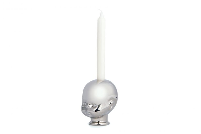 Candlestick Little Joseph SILVER | QUBUS