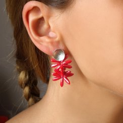 Earrings MULBERRY red | RENATA BACHMANN