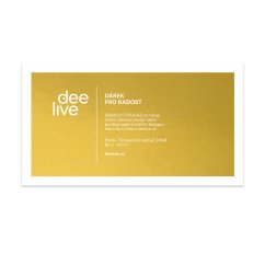 Dárkové poukazy deelive