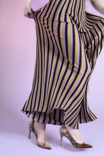Silk skirt MATCHA | COCKEREL