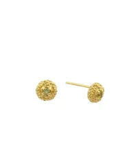 Náušnice GOOSEBUMBS OLIVINE GOLD STUD | METAFORMI