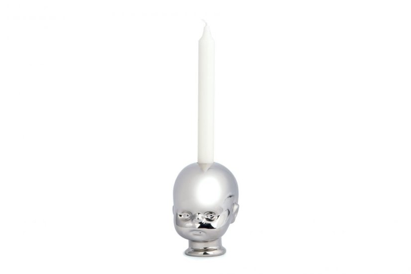 Candlestick Little Joseph SILVER | QUBUS