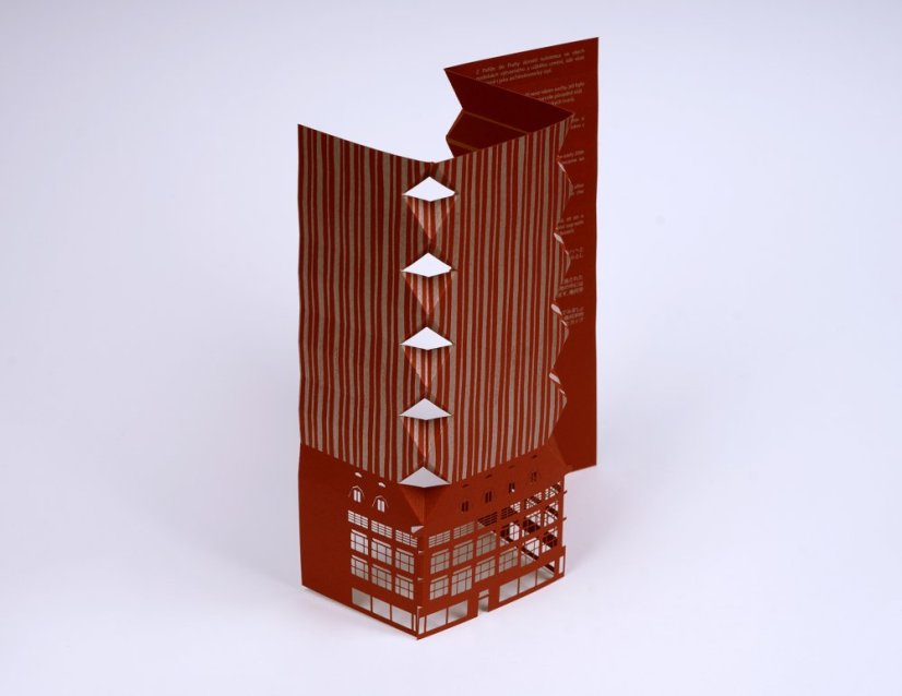 Greeting card | PRAGUE CUBISM | PORIGAMI