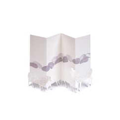 Greeting card SHEEP | PORIGAMI