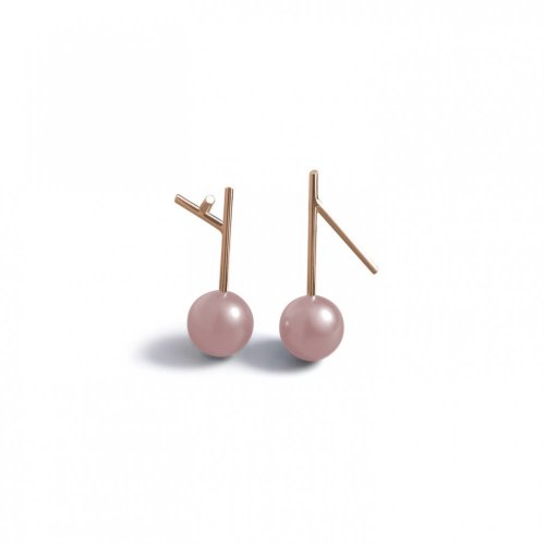 Earrings PINK PEARLS | NOMIO
