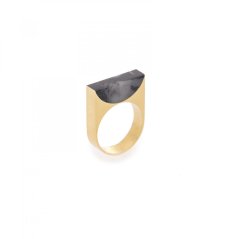 Ring Adamantine Nero | METAFORMI