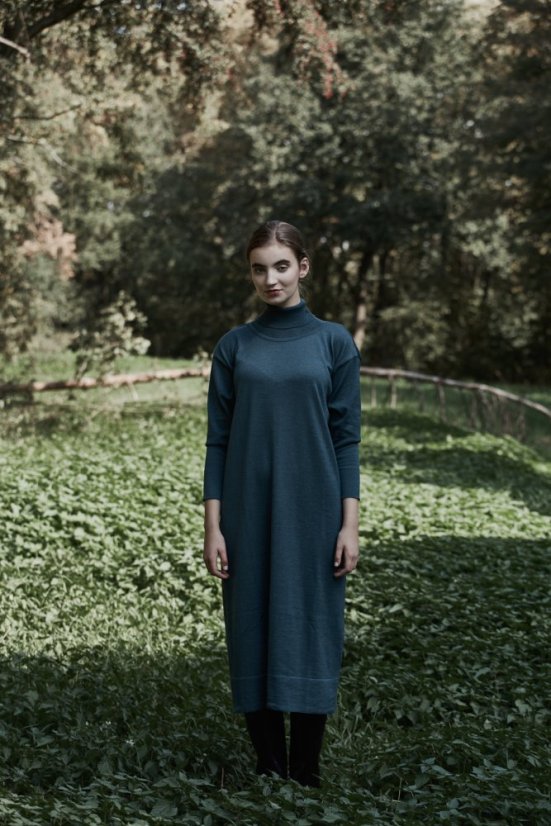 Maxi šaty s rolákem | COCKEREL