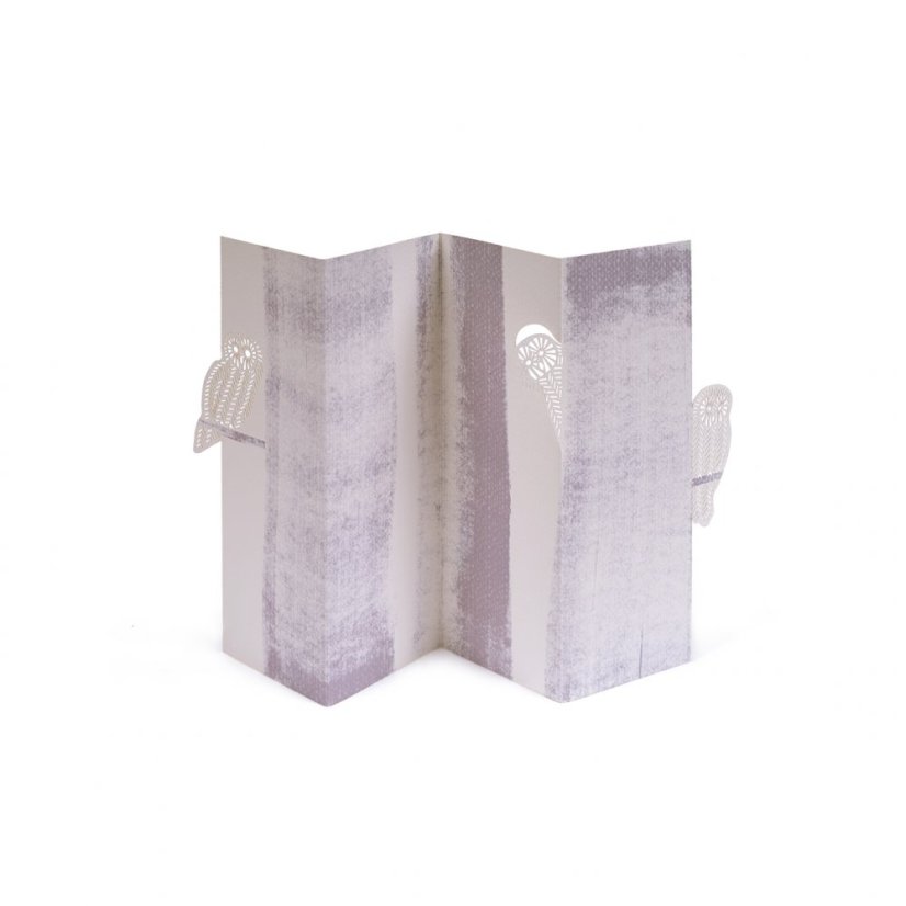 Greeting card OWLS | PORIGAMI