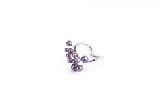 Ring double ARONIA black pearls | NOMIO