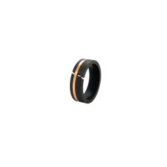 Ring CRACKLE WITH ROSE GOLD FILLING | PATRICK MALOTKI
