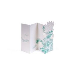 Greeting card WATERLILY | PORIGAMI