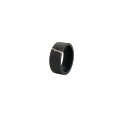 Ring CRACKLE WITH WHITE GOLD FILLING | PATRICK MALOTKI