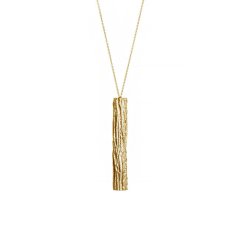 Necklace WOOD vertical | HANA POLÍVKOVÁ