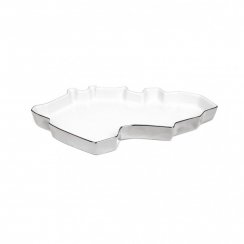 Republic Tray SILVER AND WHITE | QUBUS