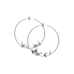 Earrings NAICA circles L | BLUEBERRIES