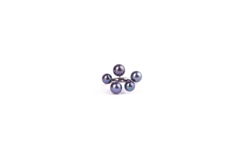 Ring  BERRIERING black pearls | NOMIO