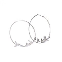 Earrings NAICA circles L | BLUEBERRIES