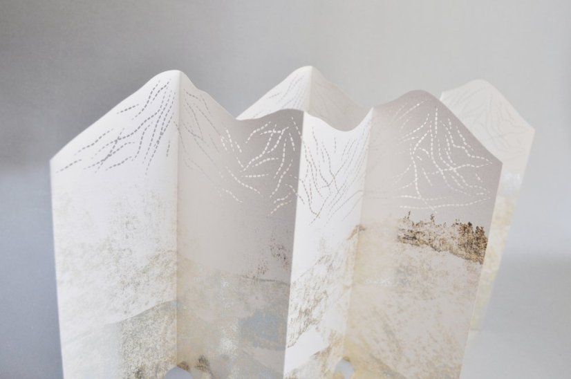 Greeting card MOUNTAINS | PORIGAMI