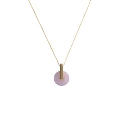 Necklace Adamantine ROSE QUARTZ | METAFORMI