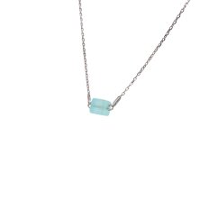 Náhrdelník CUBE AQUAMARINE | METAFORMI