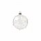 Christmas ornament BALL transparent with pearls