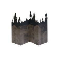 Greeting card | PRAGUE HUNDRED SPIRES | PORIGAMI