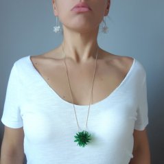 Necklace BIG BALL STAR long | RENATA BACHMANN