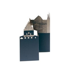 Greeting card | PRAGUE OLD SYNAGOGUE | PORIGAMI