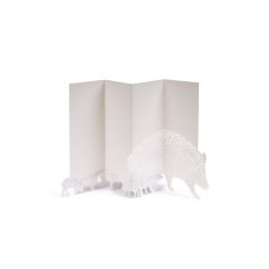 Greeting card BOAR | PORIGAM