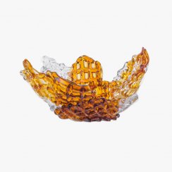 Bowl WAFFLE amber | LUKÁŠ HOUDEK