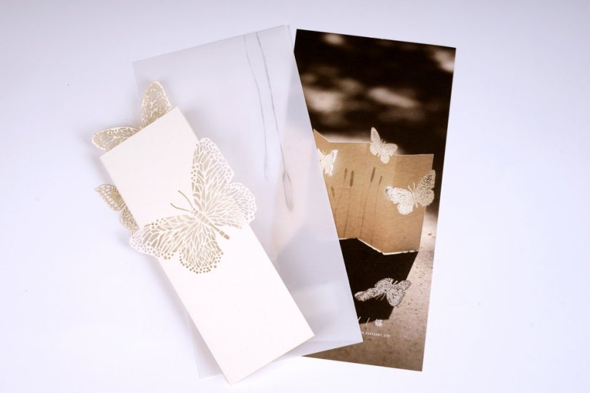 Greeting card BUTTERFLIES | PORIGAMI