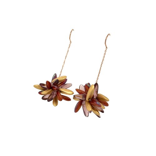 Earrings CHERRY glass pearls small | RENATA BACHMANN