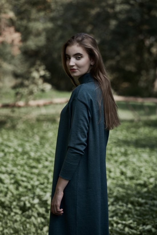 Maxi šaty s rolákem | COCKEREL