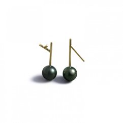 Earrings BLACK PEARLS | NOMIO