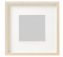 Square picture frame - wooden