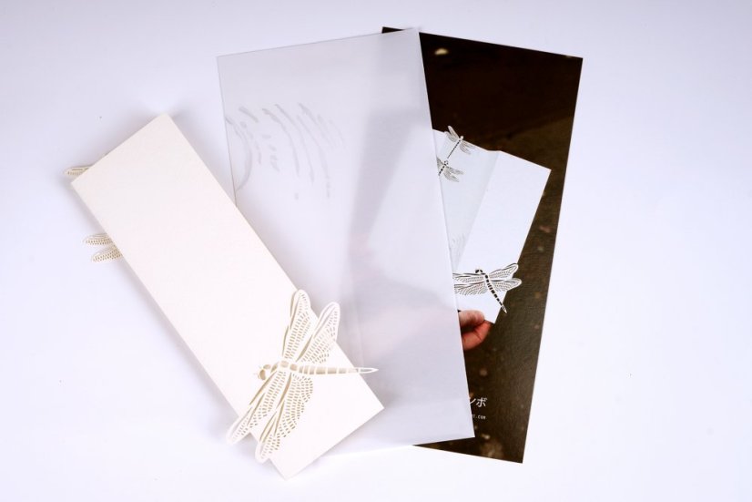 Greeting card DRAGONFLY | PORIGAMI
