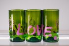 Dárky pro milovníky designu - sklenice Love