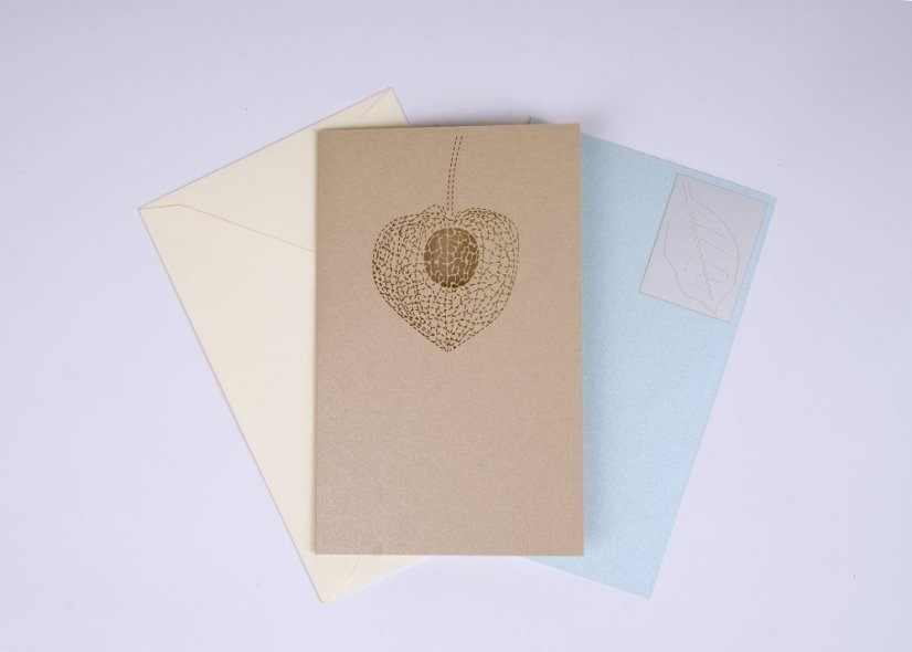 Greeting card MINI GROUND CHERRY | PORIGAMI