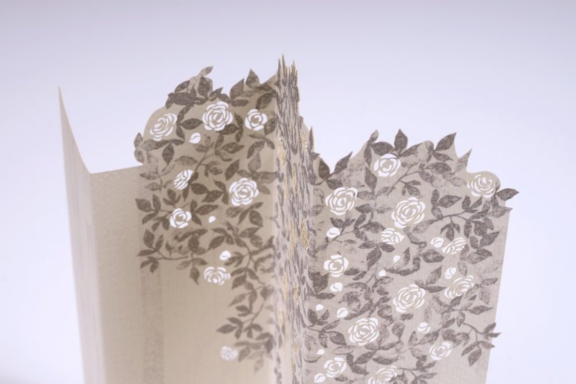Greeting card ROSE | PORIGAMI