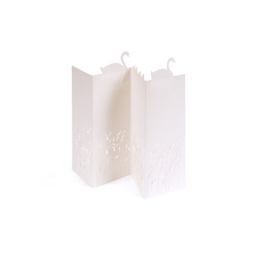 Greeting card  SWAN | PORIGAMI