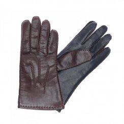 Women's black brown gloves | OSIČKOVÁ LUDMILA