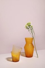 Glass KARA amber set | SKLOVE