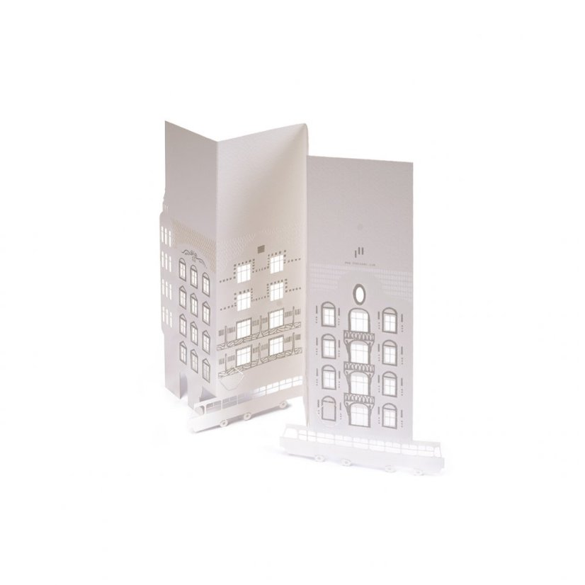 Greeting card | PRAGUE VINOHRADY | PORIGAMI