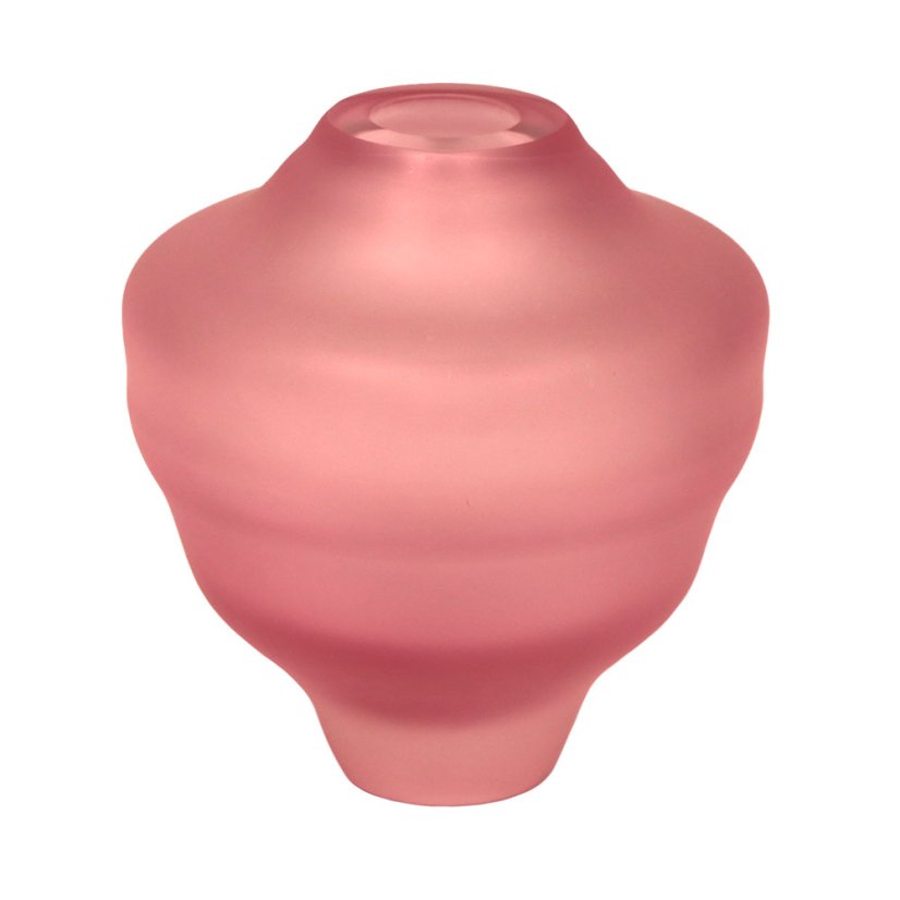Vase TRDLÍK RUBY PINK MATT | FRANTIŠEK JUNGVIRT