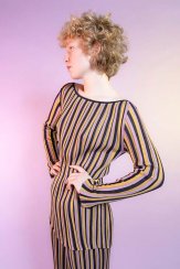 Silk top with long sleeves LILA | COCKEREL